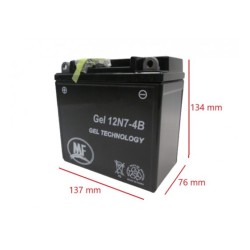 BAT. 12N7-4B SAYTO ( 137*76*134 )