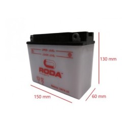 BAT. HYB16A-A YUASA  FORMA ( T )