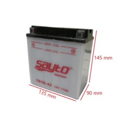 BAT. YB10L-A2 SAYTO ( 135*90*145 )