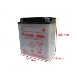 BAT. YB14L-A2 YUASA ( 136*91*168 )