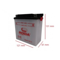 BAT. YB5L-B RODA ( 121*61*131 )