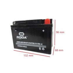 BAT. YB6L-B RODA ( 132*68*96 )