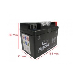 BAT. YT4L-BS RODA ( 114*71*86 ) GEL