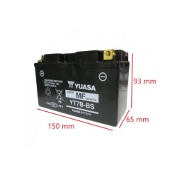 BAT. YT7B-BS YUASA  ( 150*65*93 )