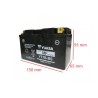 BAT. YT7B-BS YUASA  ( 150*65*93 )