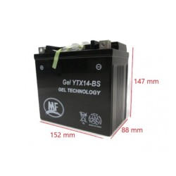 BAT. YTX14-BS MF. ( 152*88*147 ) GEL