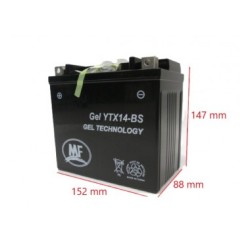 BAT. YTX14-BS MF. ( 152*88*147 ) GEL