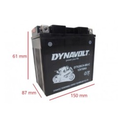 BAT. YTX20CH-BS DYNAVOLT ( 150*87*161 )