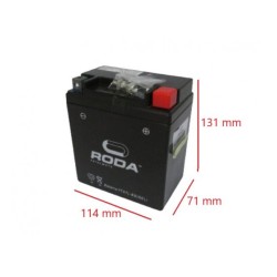 BAT. YTX7L-BS RODA ( 114*71*131 ) GEL