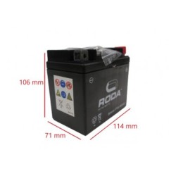 BAT. YTX5L-BS RODA ( 114*71*106 ) GEL