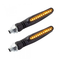 DIR. 2P. STALLION LED RED. BL/AMBAR