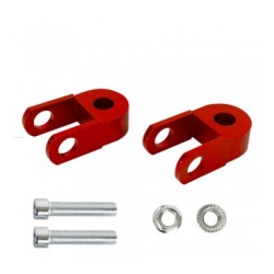 EXT. SOP. AMORT. TRASERO 40 MM. JGO. ROJO