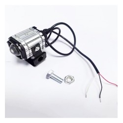 FARO DEL. PROMOTO LED BLANCA P118 PLATA