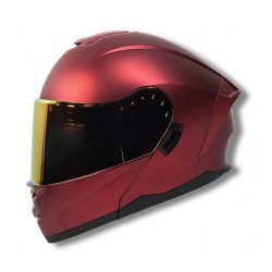 CASCO 2W DEVIL ABAT. ROJO MATE 2XL