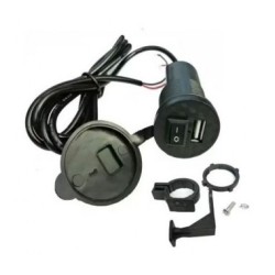 CASCO 2W FURY ABAT. NEGRO MATE LED L