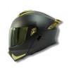 CASCO 2W FURY ABAT. NEGRO MATE LED L