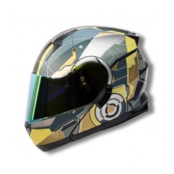 CASCO 2W PATRIOT ABAT. NE/DORADO XL