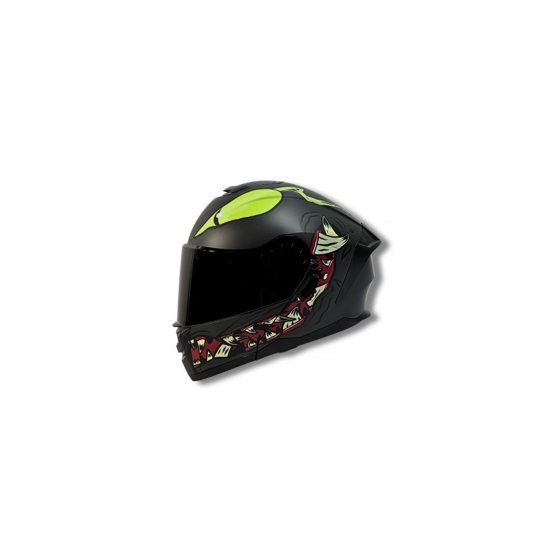 CASCO 2W XOLO ABAT. NA/NEGRO XL