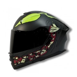 CASCO BKR. BLUETOOTH SUPREME NEGRO L