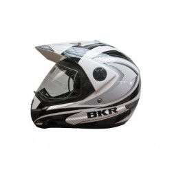 CASCO BKR. DUO RIDER BLANCO