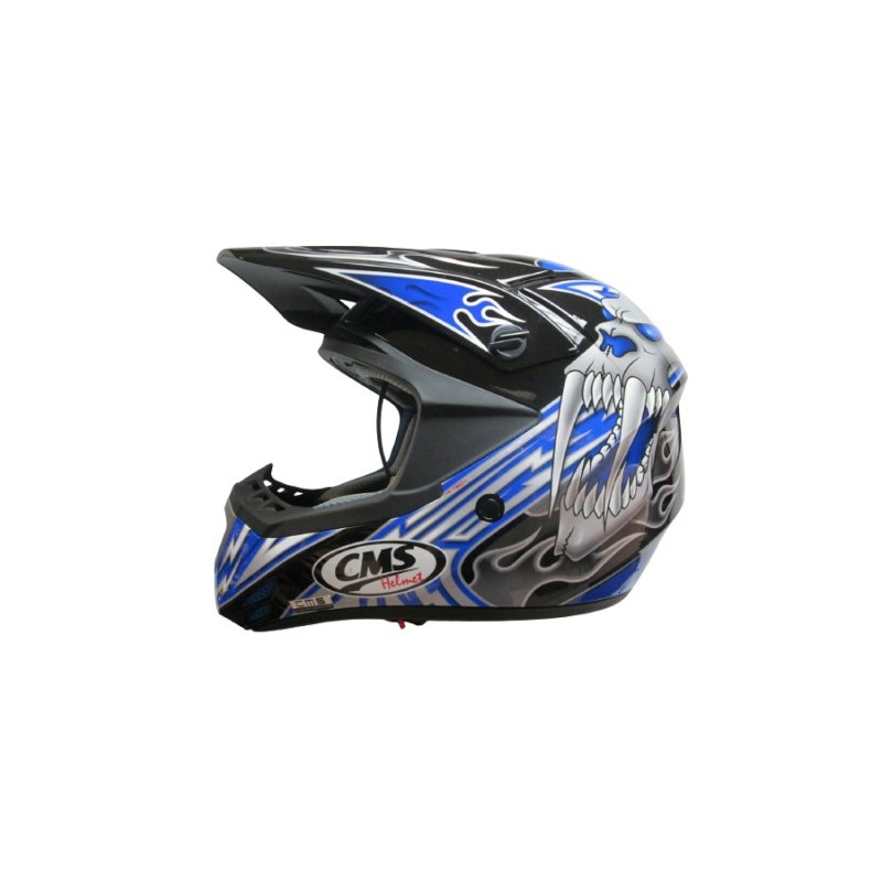 CASCO CMS XR-7 MX AZUL MUTANTE