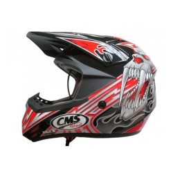 CASCO CMS XR-7 MX ROJO MUTANTE