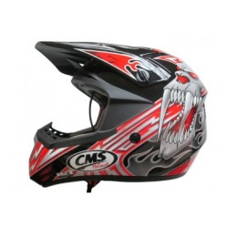 CASCO GHIRA GH1000 ABAT. LAGAR ROJO XL