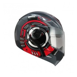 CASCO GHIRA GH1000 ABAT. NEGRO MATE L