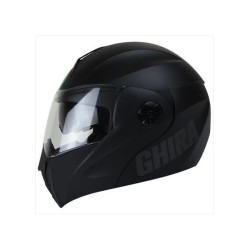 CASCO GHIRA GH1000 ABAT. NEGRO MATE XL