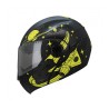 CASCO GHIRA KIDS ABAT. GRAFICO NE/AMARILLO
