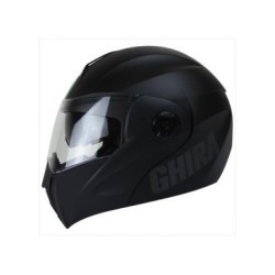 CASCO GHIRA GH1000 ABAT. NEGRO MATE 2XL