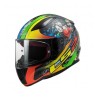CASCO LS2 RAVEN FF353 NE/RO/BLANCO 2XL