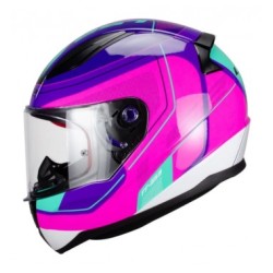 CASCO LS2 RAVEN FF353 NE/RO/BLANCO XL