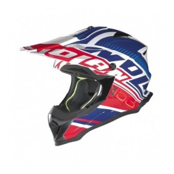 CASCO NOLAN N53 CROSS RO/BCO/AZUL M