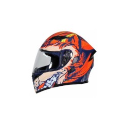 CASCO R7 RACING ABAT. LOBO NA/NEGRO 2XL