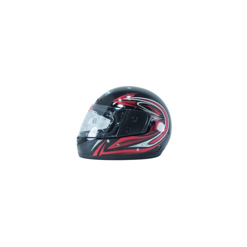 CASCO R7 RACING ABAT. REPTIL VE/AM/ROJO L