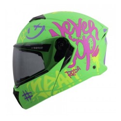 CASCO RODA FIREFLY C/LED. BLANCO XL