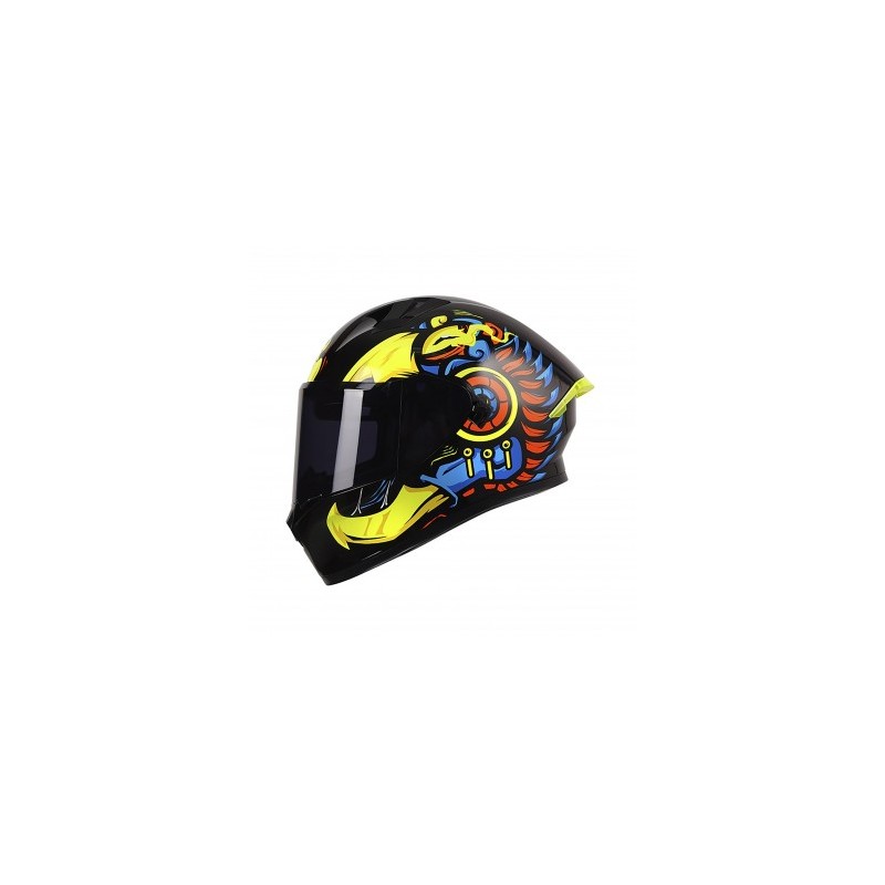 CASCO RODA FORCE ABAT. NEGRO MATE M