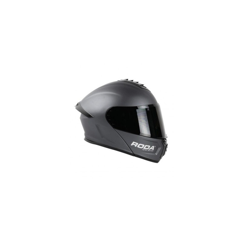 CASCO RODA PILOT ABAT. ROJO CARBON L