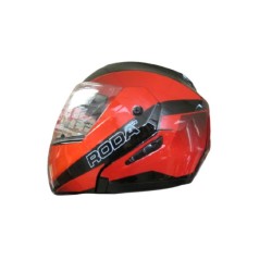 CASCO RODA REVENGE ABAT. NE/ROJO L