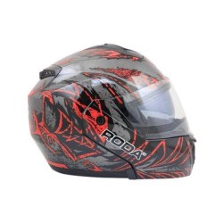CASCO RODA REVENGE ABAT. NEGRO L