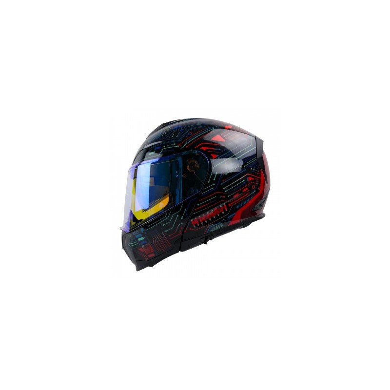 CASCO RODA REVENGE PRO ROJO MATE XL