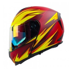 CASCO RODA RUSH ABAT. MATE LOGO ROJO 2XL