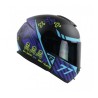 CASCO SHAFT SH502 NE/ROJO MATE L