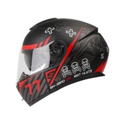 CASCO SHAFT SH502 ROJO MATE LAZY L