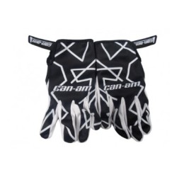 GUANTE CANAM X-RACE LADY BCO / NEGRO M