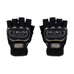 GUANTE R7 RACING PIEL NEGRO M