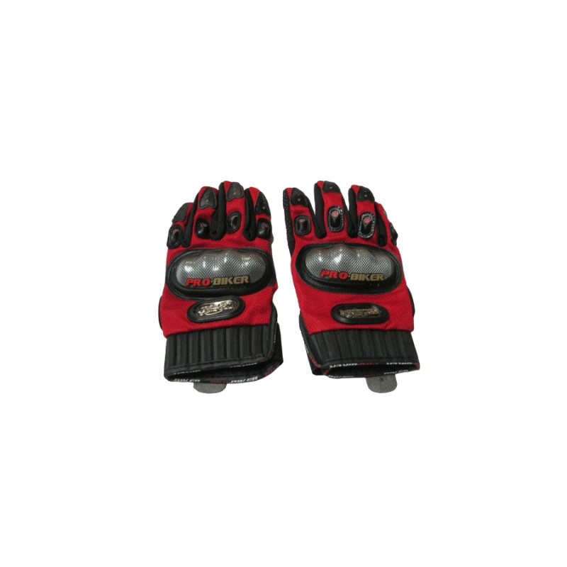 GUANTE RODA PROBIKER NEGRO/ROJO 2XL