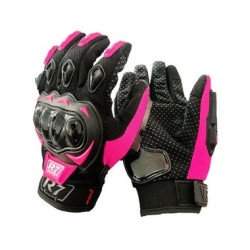 GUANTE RODA PROBIKER NEGRO/ROJO L