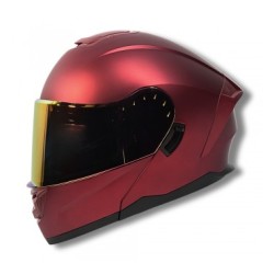 CASCO 2W GHOST ABAT. ROJO XL